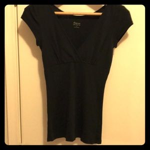 Express Basic black tee.